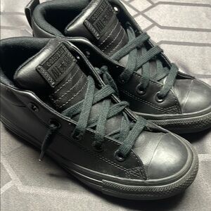 Converse Kids Black High-Top Sneakers 3Y